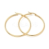 PVD Vacuum Plating 201 Stainless Steel Hoop Earrings with 304 Stainless Steel Pins for Women EJEW-D279-12G-01-1