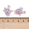 Transparent Resin Pendants RESI-F058-01A-3