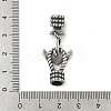 304 Stainless Steel Anchor Connector Charms STAS-Z147-06AS-3