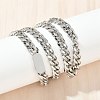 7MM 304 Stainless Steel Cuban Link Chain Necklaces for Women Men NJEW-Z093-03P-2