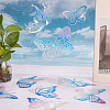10Pcs Butterfly Colorful Suncatcher Rainbow Prism Electrostatic Glass Stickers DIY-WH0409-69E-4