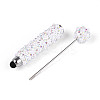 ABS Imitation Pearl & Polymer Clay Pave Rhinestone Touch Screen Stylus AJEW-T013-06J-3