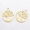 Brass Charms KK-P049-07-2