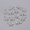 Tibetan Style Alloy Pendants TIBEP-A11478-AS-RS-1
