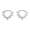 Tarnish Resistant 304 Stainless Steel Hoop Earrings Findings LS-STAS-N092-192-1