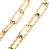 304 Stainless Steel Paperclip Chain Bracelets STAS-P001-59G-2