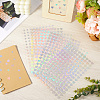 10Pcs 2 Styles Laser PET Plastic Stickers DIY-CP0011-61A-3