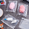 200Pcs EVA Plastic Packing Resealable Bags ABAG-PH0001-80-4