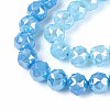 Anti-Tarnish Electroplate Glass Beads Strands GLAA-N064-10mm-03-3