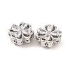 Brass Micro Pave Clear Cubic Zirconia Beads KK-S389-21P-2