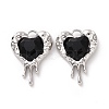 Rack Plating Alloy Glass Pendants LS-X-FIND-I037-21P-03-2