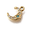 304 Stainless Steel Charms STAS-F318-07G-2