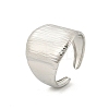 304 Stainless Steel Wide Cuff Rings for Women LS-RJEW-G338-20P-5