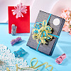 5Pcs 5 Colors Sparkle Jute Ribbon OCOR-TA0002-53-7