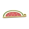 304 Stainless Steel Fruit Enamel Pendants LS-STAS-G362-04G-15-2