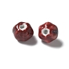 Vintage Porcelain Pumpkin Beads PORC-L080-H18-2