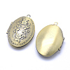 Brass Locket Pendants LS-KK-F717-16AB-NR-2