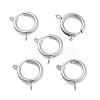 304 Stainless Steel Spring Ring Clasps STAS-E104-09C-P-1