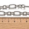 Non-Tarnish Unisex 304 Stainless Steel Figaro Chain Necklaces NJEW-H215-03P-5