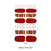 Rainbow Polka Dot Style Full Cover Nail Wraps Stickers MRMJ-T040-267-2
