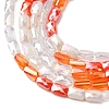Electroplate Glass Beads Strands EGLA-D300-05-14-3