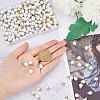 200Pcs 2 Colors Resin Imitation Pearl Charms RESI-HY0001-11-3