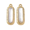 Natural Freshwater Shell Pendants SA-CBA11D7-25A-G-1