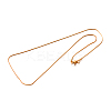 304 Stainless Steel Snake Chain Necklaces X-STAS-M174-016G-A-2