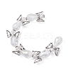 Angel Fairy Shape Electroplate Transparent Glass Beads Strands AJEW-JB01181-03A-1