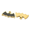 Halloween Theme Ion Plating(IP) 304 Stainless Steel Enamel Pendants STAS-M011-02D-2