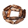 Natural Tree Bark Agate Beads Strands G-Q606-23A-2