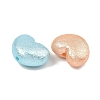Textured Opaque ABS Imitation Pearl Beads MACR-K361-14-2