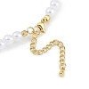 6mm Round ABS Imitation Pearl Beaded Necklaces NJEW-P317-12E-G-3