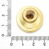 Golden Tone Wax Seal Brass Stamp Heads STAM-P002-01G-07-3