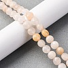 Natural Pink Aventurine Beads Strands G-C179-A16-03-1