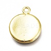 Brass Enamel Pendants KK-H103-02A-G-2