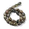 Tibetan Style dZi Beads Strands TDZI-E005-01Q-4