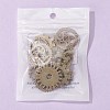 20Pcs Metal Alloy Steampunk Gear Charms Connectors Cog Pendants TIBEP-FS0001-04AB-5