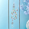 Glass Beaded Pendant Decoration HJEW-TA00233-2