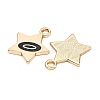 Alloy Enamel Pendants ENAM-G235-10G-01-2