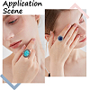 DIY Gemstone Finger Ring Making Kit DIY-SC0022-51-5