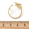 Starfish & Shell 304 Stainless Steel Cuff Rings LS-RJEW-S621-08G-3