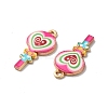 Alloy Enamel Pendants ENAM-D043-11G-05-2