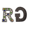 Cloth Iron On Alphabet Patches X-FIND-TAC0002-03-4