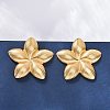 304 Stainless Steel Stud Earrings for Women EJEW-K306-19G-2