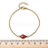 304 Stainless Steel Enamel Link Bracelets BJEW-K226-17A-G-4