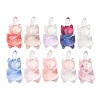 Luminous Transparent Resin Cabochons X-CRES-L045-17-3