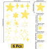 PVC Plastic Star Wall Stickers DIY-WH20009-43-2