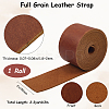 2M Flat AB Grade Cowhide Leather Cord AJEW-WH0479-73E-04-2