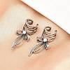 316 Surgical Stainless Bowknot Cuff Earrings EJEW-C160-02AS-1